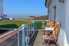 Sonnenbalkon mit direktem Meerblick