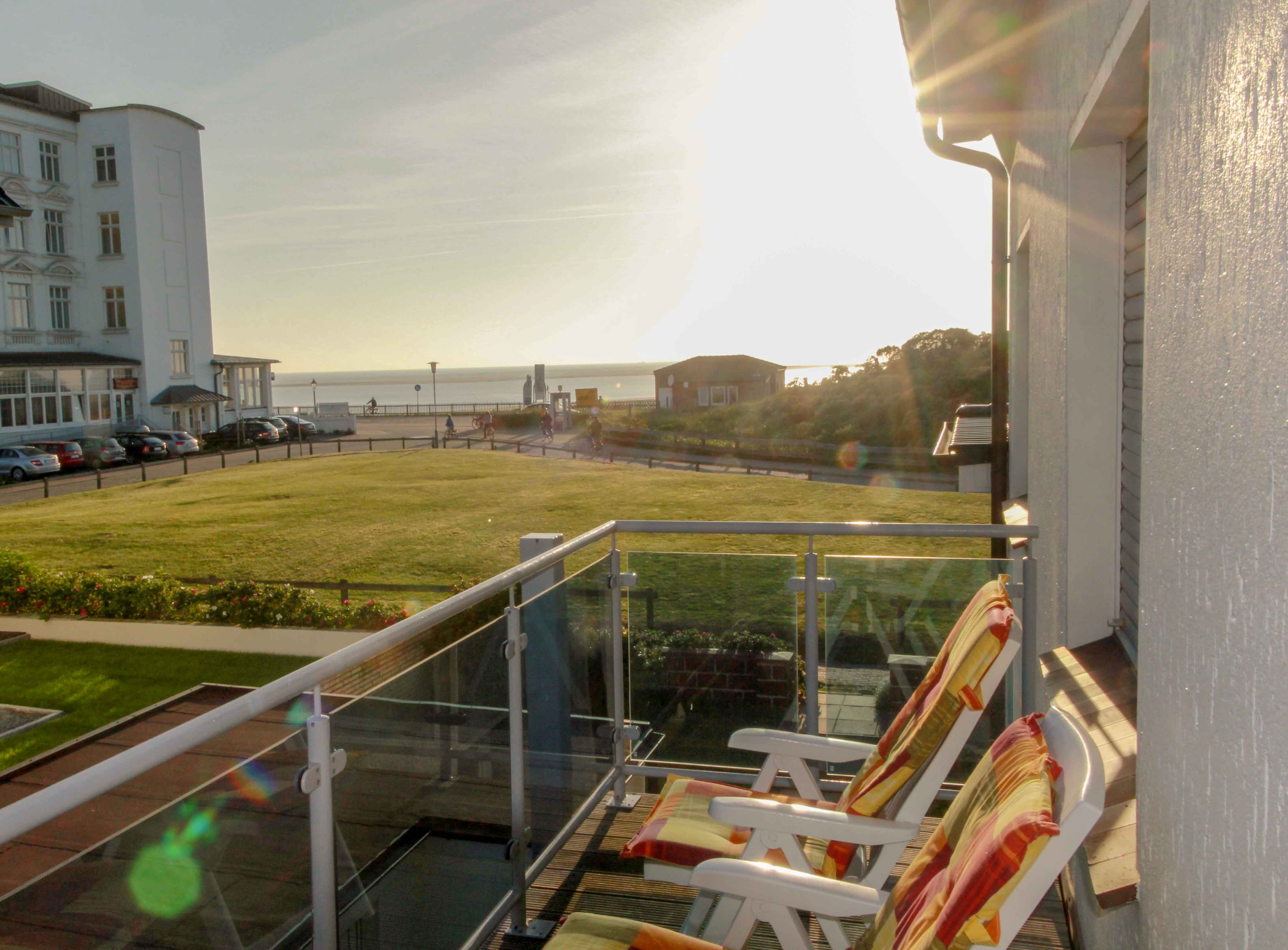 Balkon mit direktem Meerblick